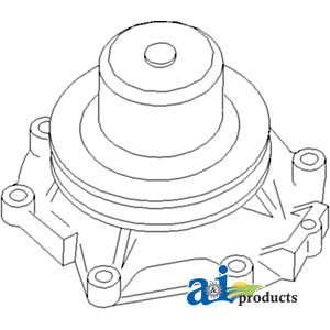 UF21184   Water Pump with Single Pulley---Replaces DHPN8A513A